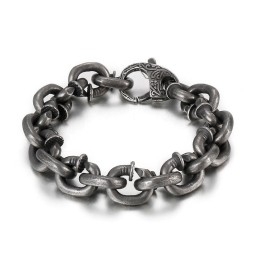 Pulseira De Titânio Masculina Vintage