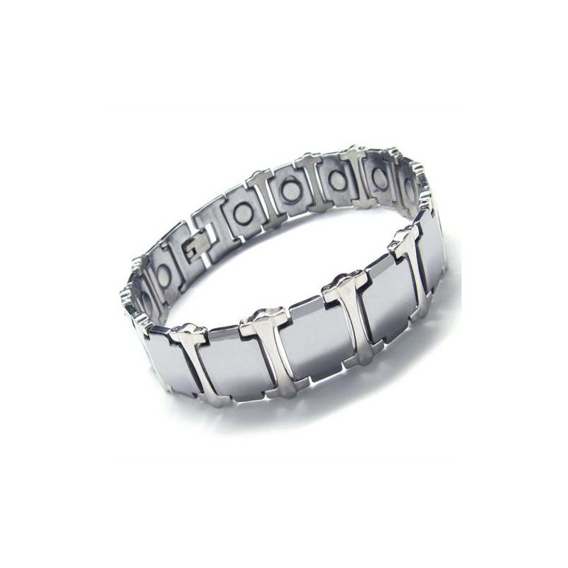 Pulseira Masculina Robusta De Carboneto De Tungstênio Com 16 Mm De Largura Pulseira Masculina Robusta De Carboneto De Tungstênio Com 16 Mm De Largura