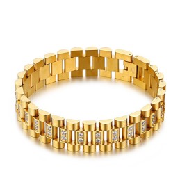 Pulseira Masculina Pulseira Com Diamantes