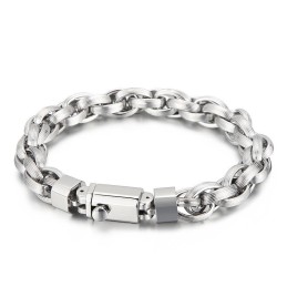 Pulseira O Com Botão De Pressão E Revestimento A Vácuo Da Moda Para Homens