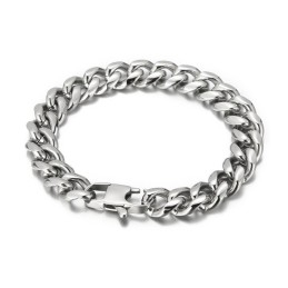 Pulseira De Titânio Criptografada Com Revestimento De Moda Para Homens