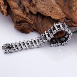 Pulseira Masculina Retro Chic Keel Titanium