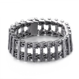 Pulseira Masculina Retro Chic Keel Titanium