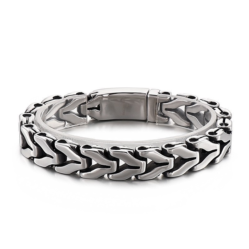 Pulseira De Titânio Chique De Osso De Dragão Vintage Para Homens Pulseira De Titânio Chique De Osso De Dragão Vintage Para Homens