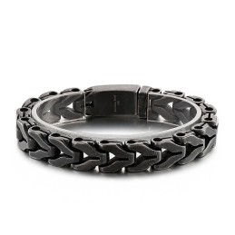 Pulseira De Titânio Chique De Osso De Dragão Vintage Para Homens