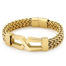 Óculos Hipster Hip-Hop Tipo Titânio Pulseira Masculina