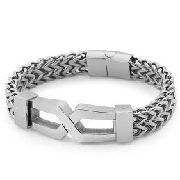 Óculos De Sol Masculinos Tide Hip-Hop Titanium Com Pulseira