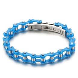 Pulseira De Titânio Para Ciclismo Masculina, Estilosa E Multicolorida