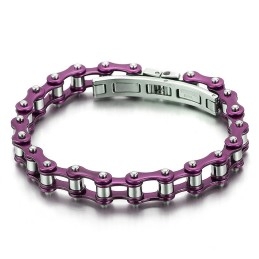 Pulseira De Titânio Para Ciclismo Masculina, Estilosa E Multicolorida