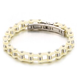 Pulseira De Titânio Para Ciclismo Masculina, Multicolorida E Estilosa