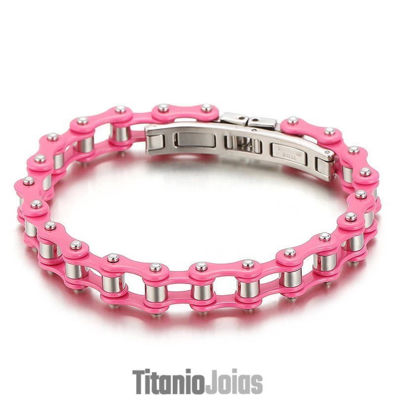 Pulseira De Titânio Para Ciclismo Masculina, Multicolorida E Estilosa Pulseira De Titânio Para Ciclismo Masculina, Multicolorida E Estilosa