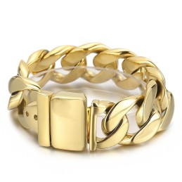 Pulseira Masculina De Titânio Preto Da Moda