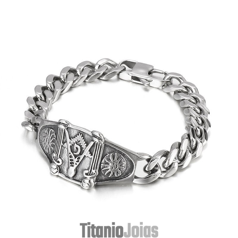 Pulseira De Titânio Masculina Da Moda Pulseira De Titânio Masculina Da Moda