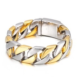 Pulseira De Titânio Masculina Da Moda