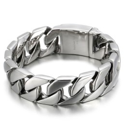 Pulseira De Titânio Masculina Da Moda