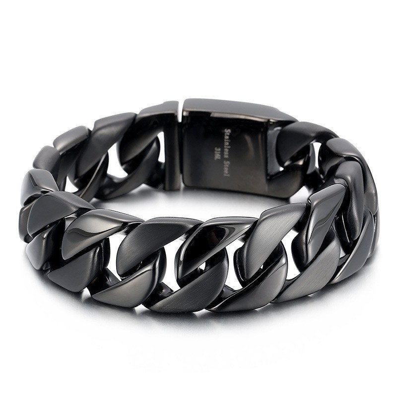 Pulseira De Titânio Masculina Da Moda