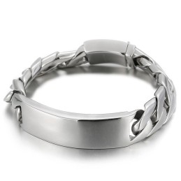 Pulseira Masculina De Titânio E Hip Hop Da Moda