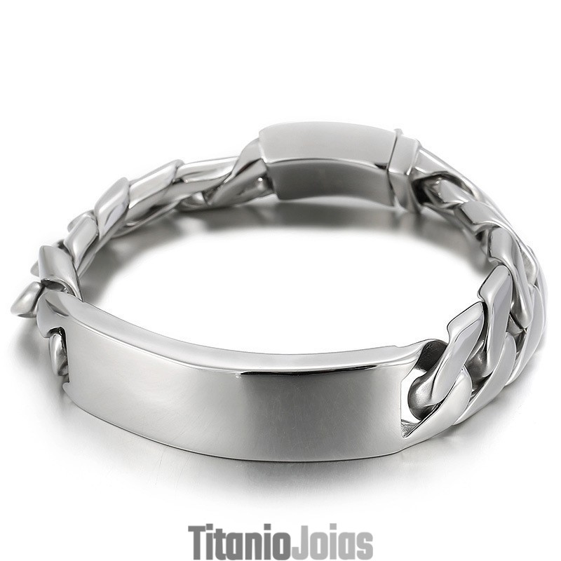 Pulseira Masculina De Titânio E Hip Hop Da Moda Pulseira Masculina De Titânio E Hip Hop Da Moda