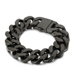 Pulseira De Titânio Preta, Joias De Titânio Da Moda