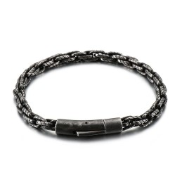 Pulseiras Masculinas Retrô Hip Hop Fashion Pulseiras De Titânio