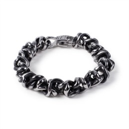 Pulseiras Masculinas Alternativas Chiques Pulseiras Legais De Titânio Com Caveira