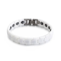Pulseira De Cerâmica Branca