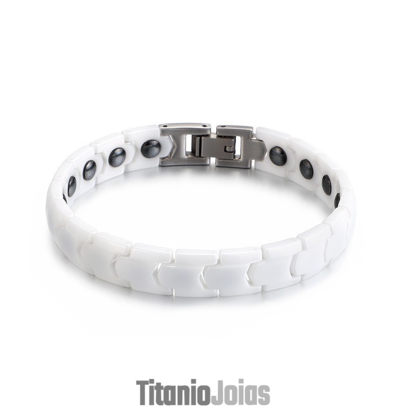 Pulseira De Cerâmica Branca Pulseira De Cerâmica Branca
