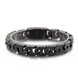 Pulseira De Titânio Vintage Geométrica Chique Para Homens