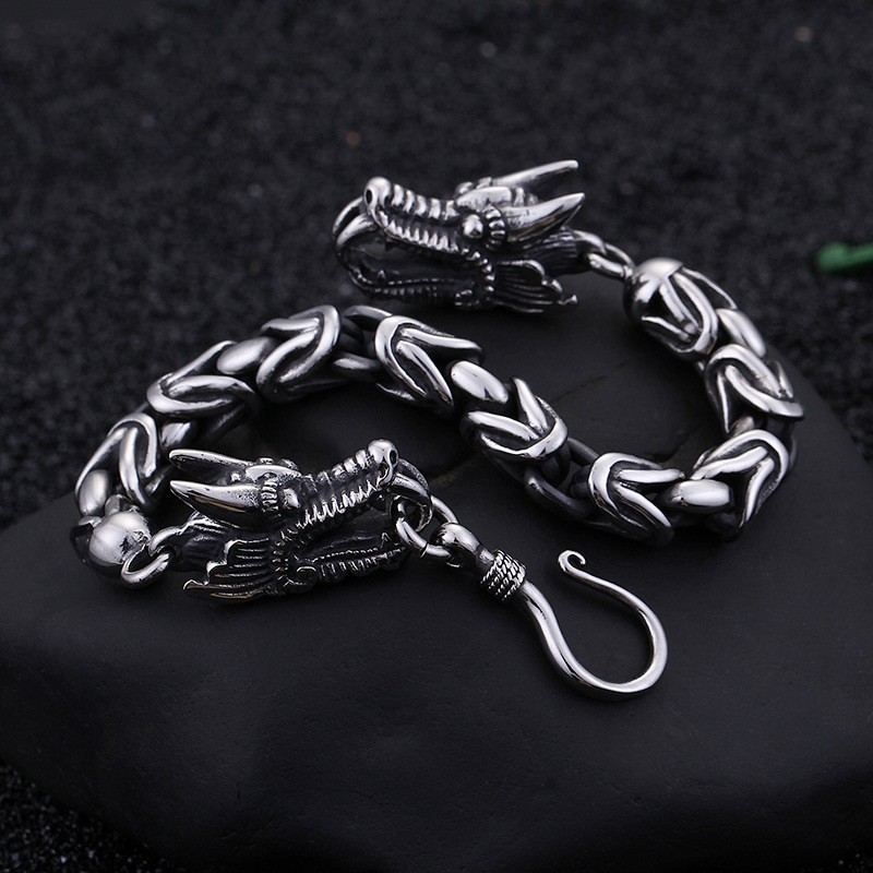 Pulseira De Titânio Cool Chic Tap Hook Para Homens Pulseira De Titânio Cool Chic Tap Hook Para Homens