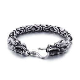 Pulseira De Titânio Cool Chic Tap Hook Para Homens