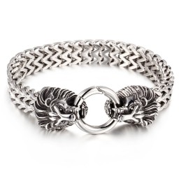Pulseira De Cabeça De Leão Para Homens Pulseiras Legais