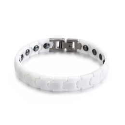 Pulseira De Cerâmica Branca