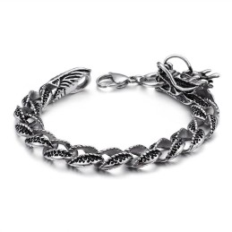 Pulseira De Titânio Estilosa E Estilosa Para Homens