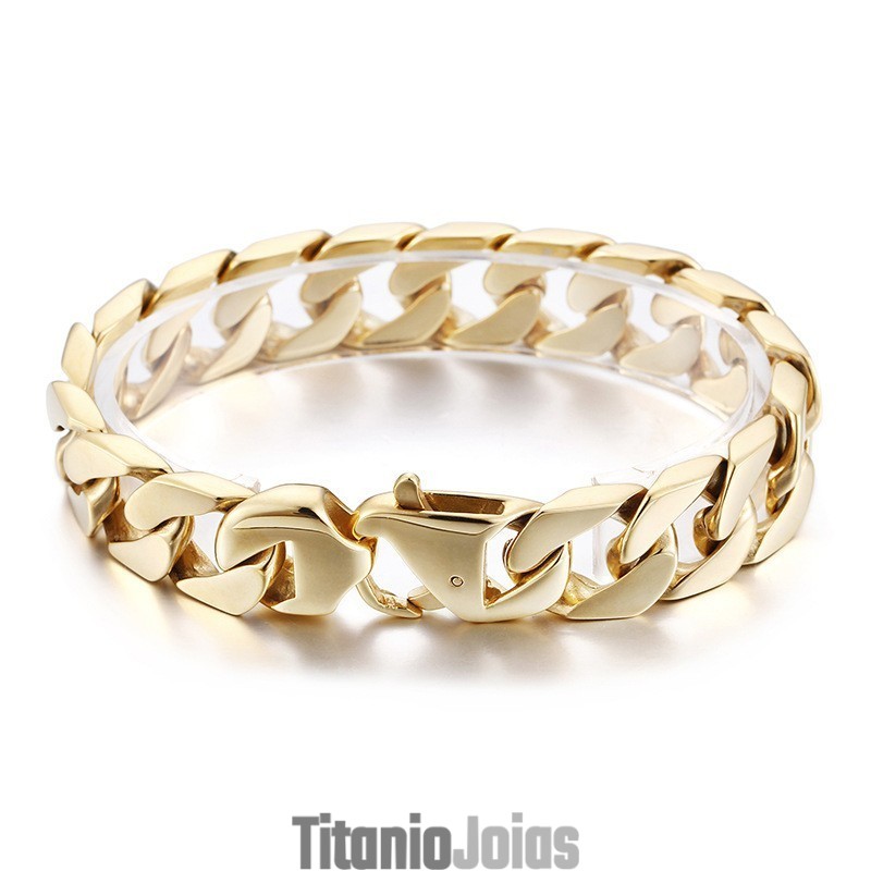 Pulseira Casual De Titânio Masculina Chique Pulseira Casual De Titânio Masculina Chique