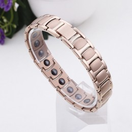 Pulseira De Titânio Magnética Galvanizada Da Moda Para Homens