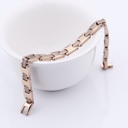 Pulseira De Casal De Tungstênio Com Revestimento De Germânio E Diamantes No Mesmo Parágrafo