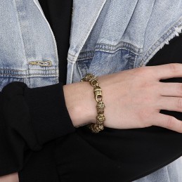 Pulseira Masculina Cool Rock Titanium