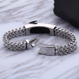 Pulseira Masculina Shake The Same Axe Bent Titanium