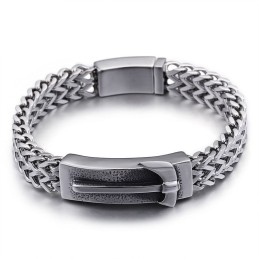 Pulseira Masculina Shake The Same Axe Bent Titanium