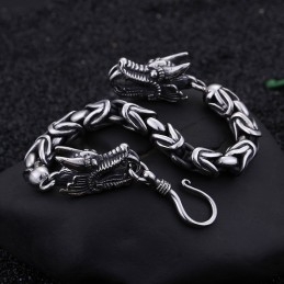Pulseira De Titânio Cool Chic Tap Hook Para Homens