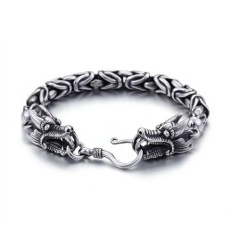 Pulseira De Titânio Cool Chic Tap Hook Para Homens