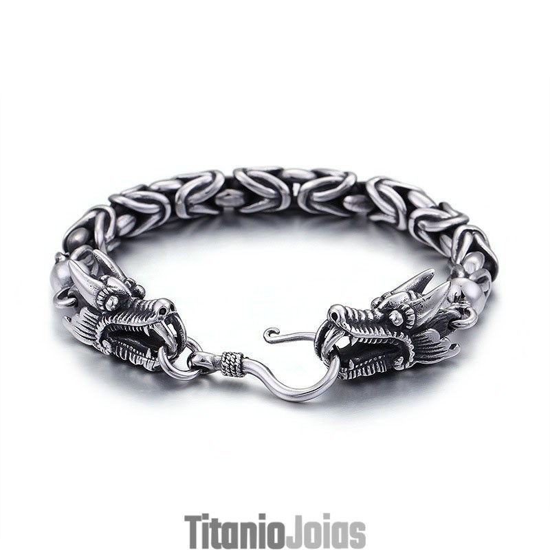 Pulseira De Titânio Cool Chic Tap Hook Para Homens Pulseira De Titânio Cool Chic Tap Hook Para Homens