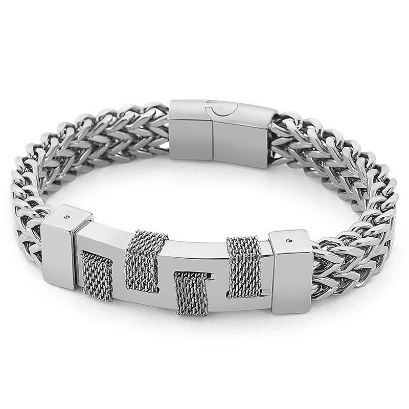 Pulseira Masculina De Titânio Com Estampa De Moda De Rua E Fotografia Curvada Pulseira Masculina De Titânio Com Estampa De Moda De Rua E Fotografia Curvada
