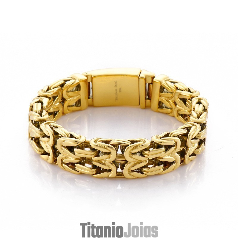 Pulseira Masculina De Titânio Vazada Em Formato De V Pulseira Masculina De Titânio Vazada Em Formato De V