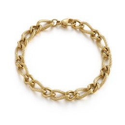 Pulseira De Titânio Com Padrão De Cobra Hip-Hop Para Homens