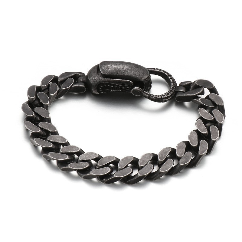 Pulseira Chique De Titânio Cubano Para Homens Pulseira Chique De Titânio Cubano Para Homens