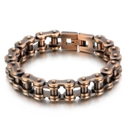 Pulseira Cool Rock Bike Titanium Para Homens