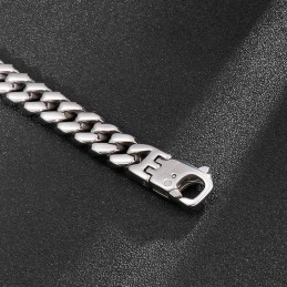Pulseira De Titânio Masculina De Hip Hop