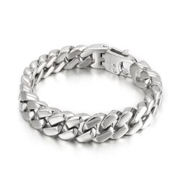 Pulseira De Titânio Masculina De Hip Hop