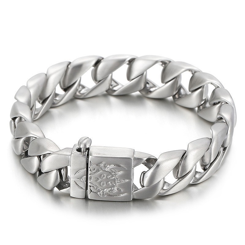 Pulseira De Titânio Masculina De Aço Da Fashion Highlights Hip-Hop Pulseira De Titânio Masculina De Aço Da Fashion Highlights Hip-Hop